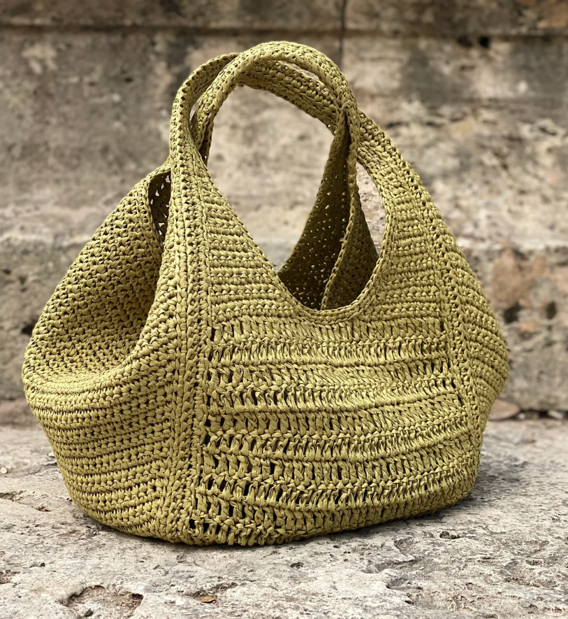 CROCHET PATTERN LIMA Bag Crochet Bag Pattern Wool Bag crochet purse woman bag shopping bag summer bag beach bag, handbag Raffia Bag