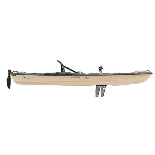 Pelican Catch 130 HDII Premium Angler Sit-On-Top Fishing Kayak – HyDryve II Pedal Drive & ErgoCast G2 Seat (Sandstone) - Image 4