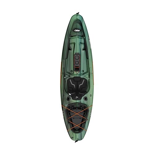 Pelican Sentinel 100X 9′6″ Sit-On-Top Fishing Kayak – Lightweight HDPE Angler Kayak with ERGOLounge™ Seating & ExoPak™ Storage (Forest Mist) - Image 3
