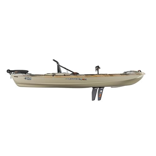 Pelican Catch 130 HDII Premium Angler Sit-On-Top Fishing Kayak – HyDryve II Pedal Drive & ErgoCast G2 Seat (Sandstone) - Image 9