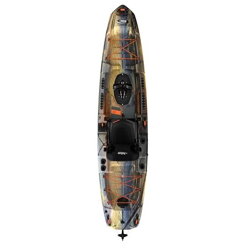 Pelican Catch 130 HDII Premium Angler Sit-On-Top Fishing Kayak – HyDryve II Pedal Drive & ErgoCast G2 Seat (Sandstone) - Image 3