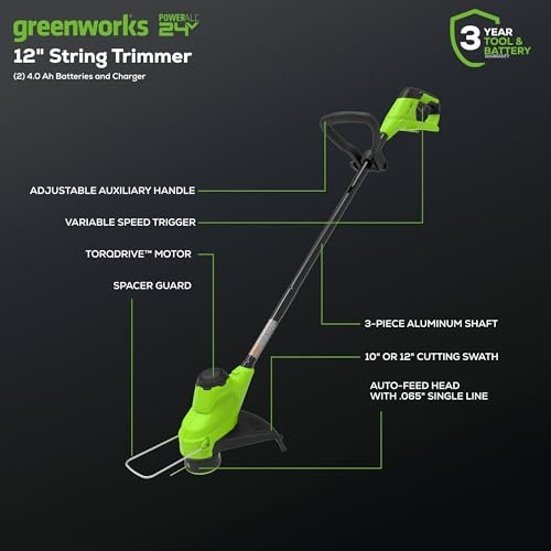 Greenworks 48V Brushless Cordless Push Lawn Mower – 17″ (43 cm) Deck, Dual 4.0 Ah Batteries & Rapid Charger, 45 Min Runtime - Image 60
