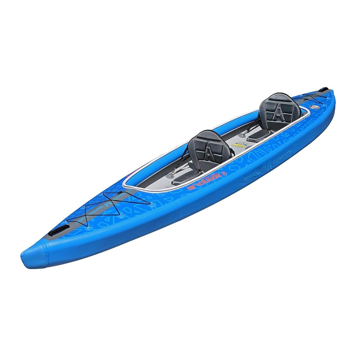 Advanced Elements AirVolution2™ 12′ Tandem Drop-Stitch Inflatable Kayak – Blue with Carry Bag - Image 2