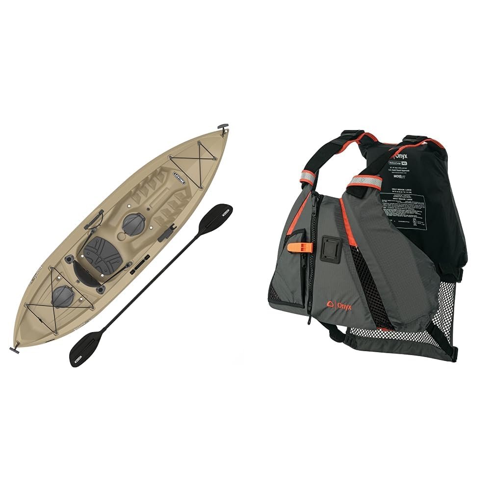 Lifetime Tamarack Angler 100 10′ Sit-On-Top Fishing Kayak – Stable HDPE Hull, Adjustable Seat & Rod Holders - Image 4