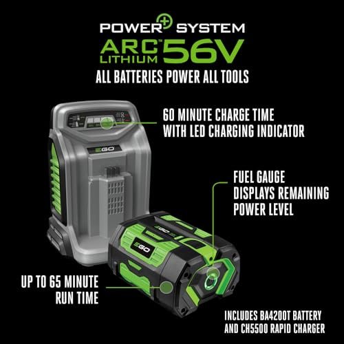 EGO POWER+ 21” Cordless Electric Lawn Mower with 56V 6.0Ah Battery & 320W Charger – 6.0 ft-lbs Torque, Up to 55 Min Runtime, 7-Position Cutting, 3-in-1 Mulch/Bag/Side Discharge (LM2114) - Image 24
