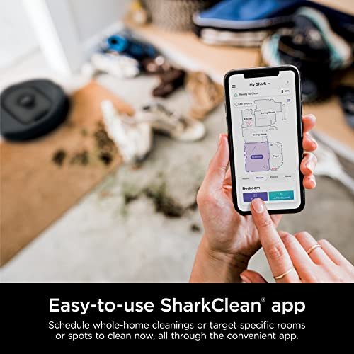 Shark AV2501S AI Ultra Robot Vacuum with HEPA Self-Empty Base, Matrix Clean Navigation, 30-Day Bagless Capacity, Smart Mapping, Voice/App Control, Perfect for Pet Hair & All Floors, Dark Grey - Image 24