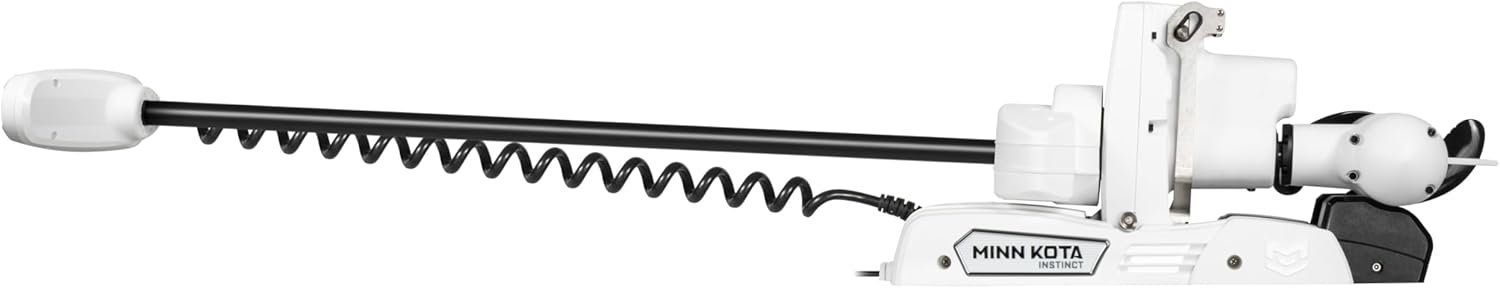 Minn Kota 1358562 Riptide Instinct Quest 90/115 lb Thrust Brushless Bow-Mount Trolling Motor with Spot-Lock®, 87″ Shaft, Wireless Remote, White - Image 3