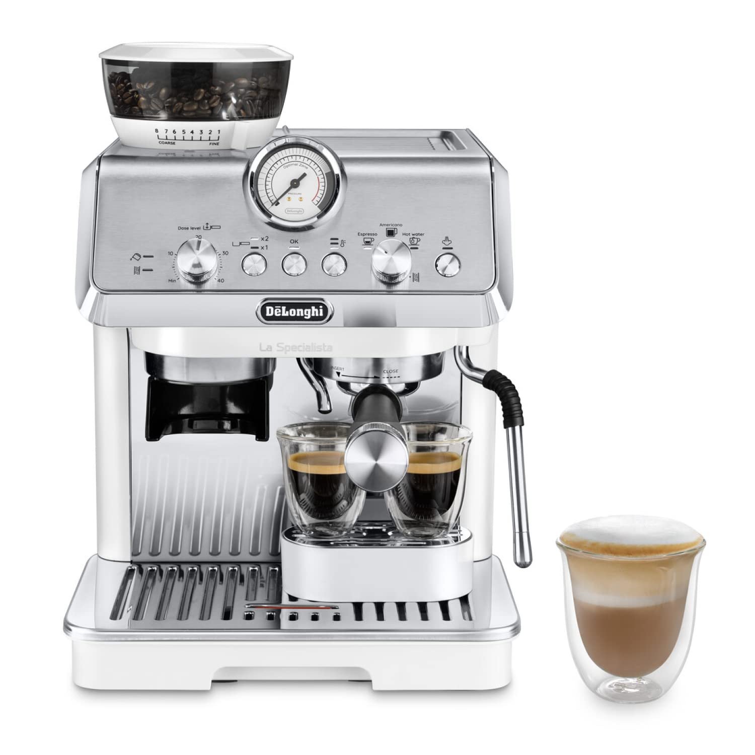 De’Longhi La Specialista Metal EC9155.MB – Barista-Style Pump Espresso & Cappuccino Machine with Sensor Grinder, 1450 W, Metal Black - Image 2