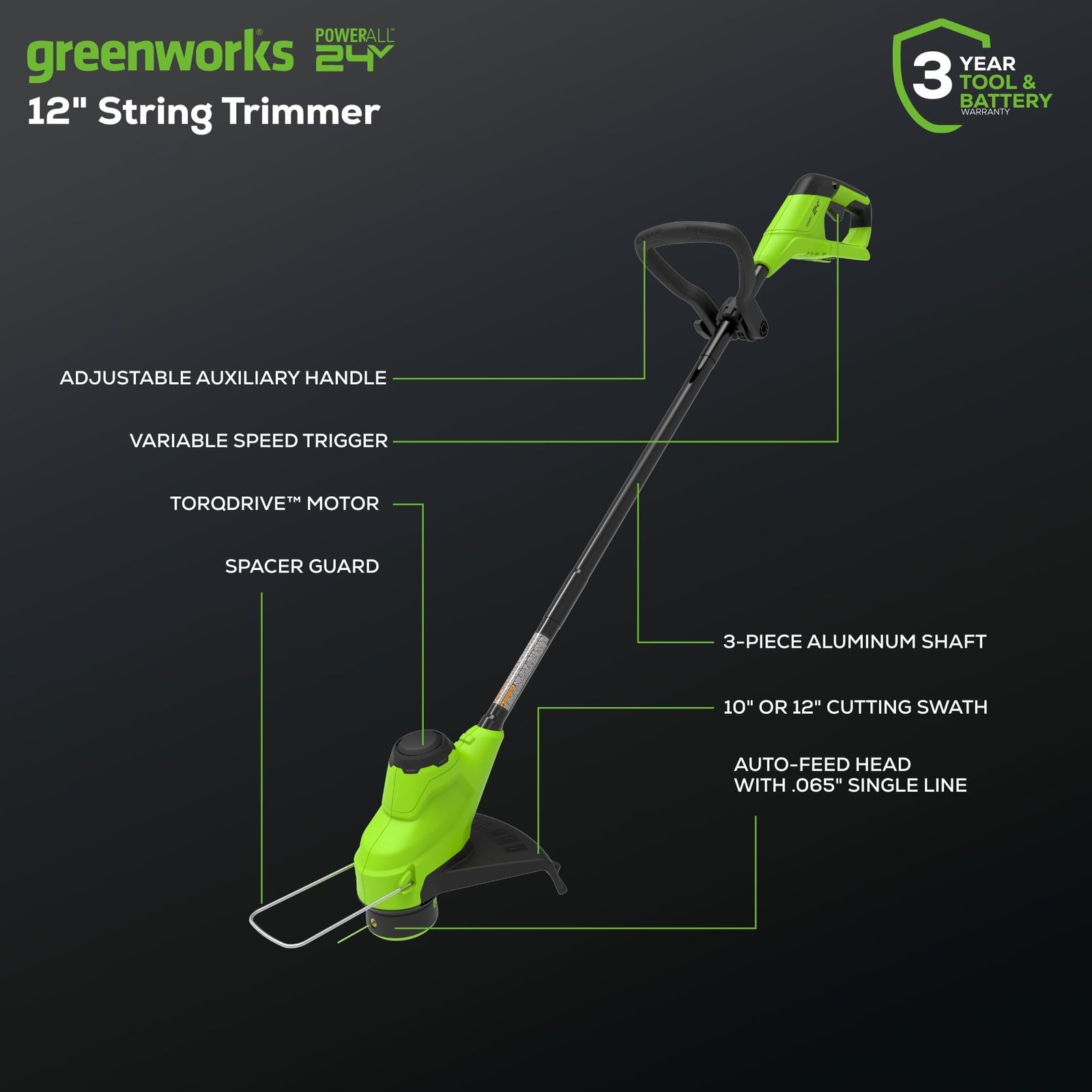 Greenworks 48V Brushless Cordless Push Lawn Mower – 17″ (43 cm) Deck, Dual 4.0 Ah Batteries & Rapid Charger, 45 Min Runtime - Image 100