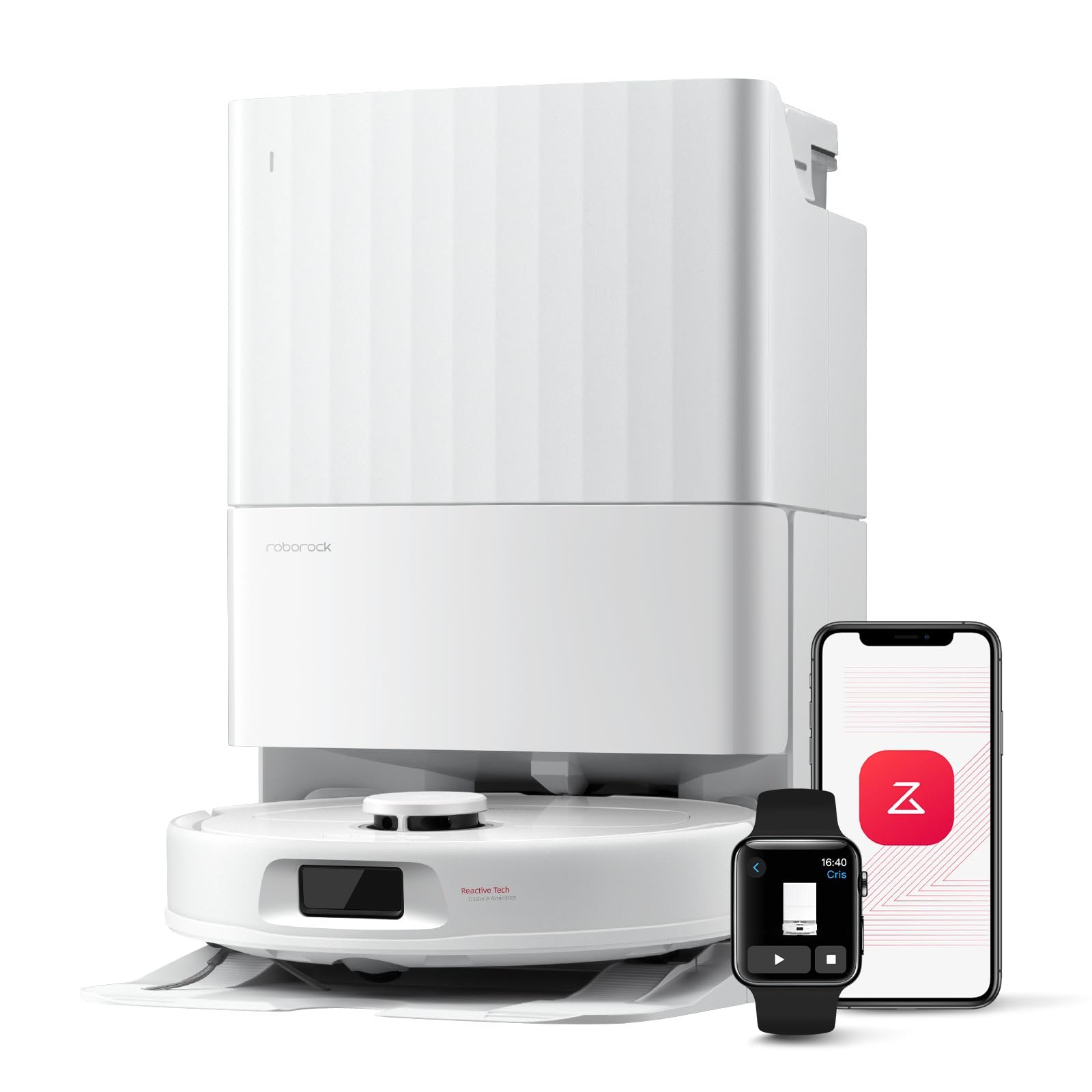 Roborock Qrevo Series Robot Vacuum and Mop – 8000Pa Suction, Dual Spinning Mops, LiDAR Navigation, Self-Emptying Dock, Smart App & Pet Hair Cleaning - Image 2