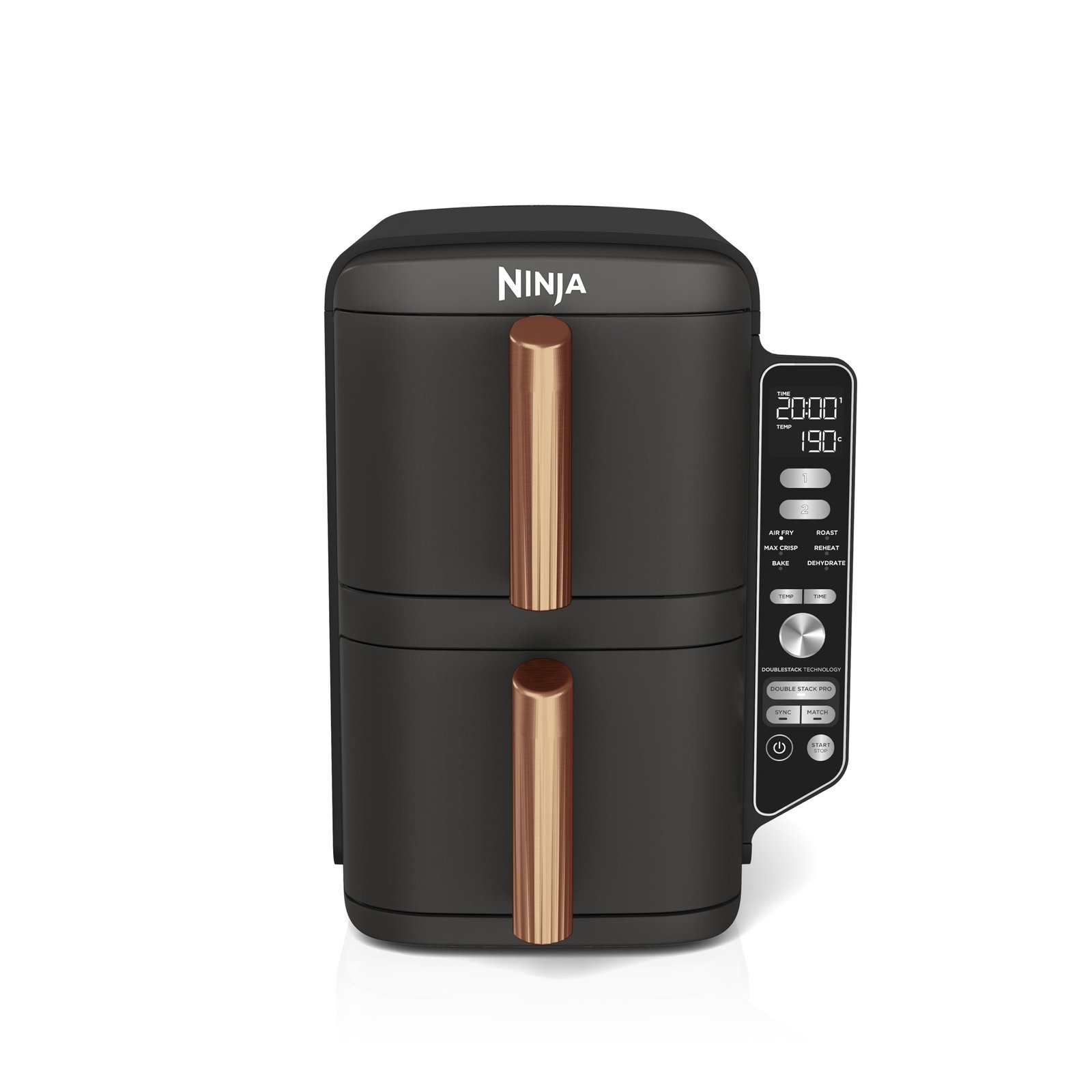 Ninja SL300UK Double Stack Air Fryer - Vertical Dual Zone, 7.6L, 2 Drawers & Racks, 6 Cooking Functions, Space Saving Design, Black - Image 5