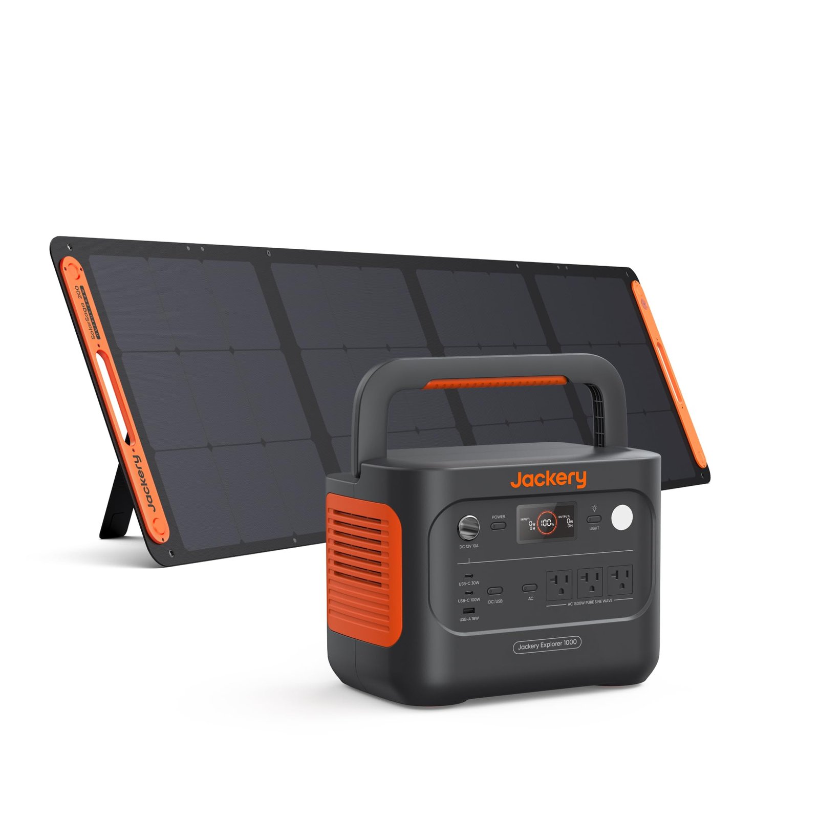 Jackery Explorer 1000 V2 Portable Power Station – 1070Wh LiFePO4 Solar Generator | 1500W AC & 100W USB-C Fast Charge for Camping & Emergency - Image 3