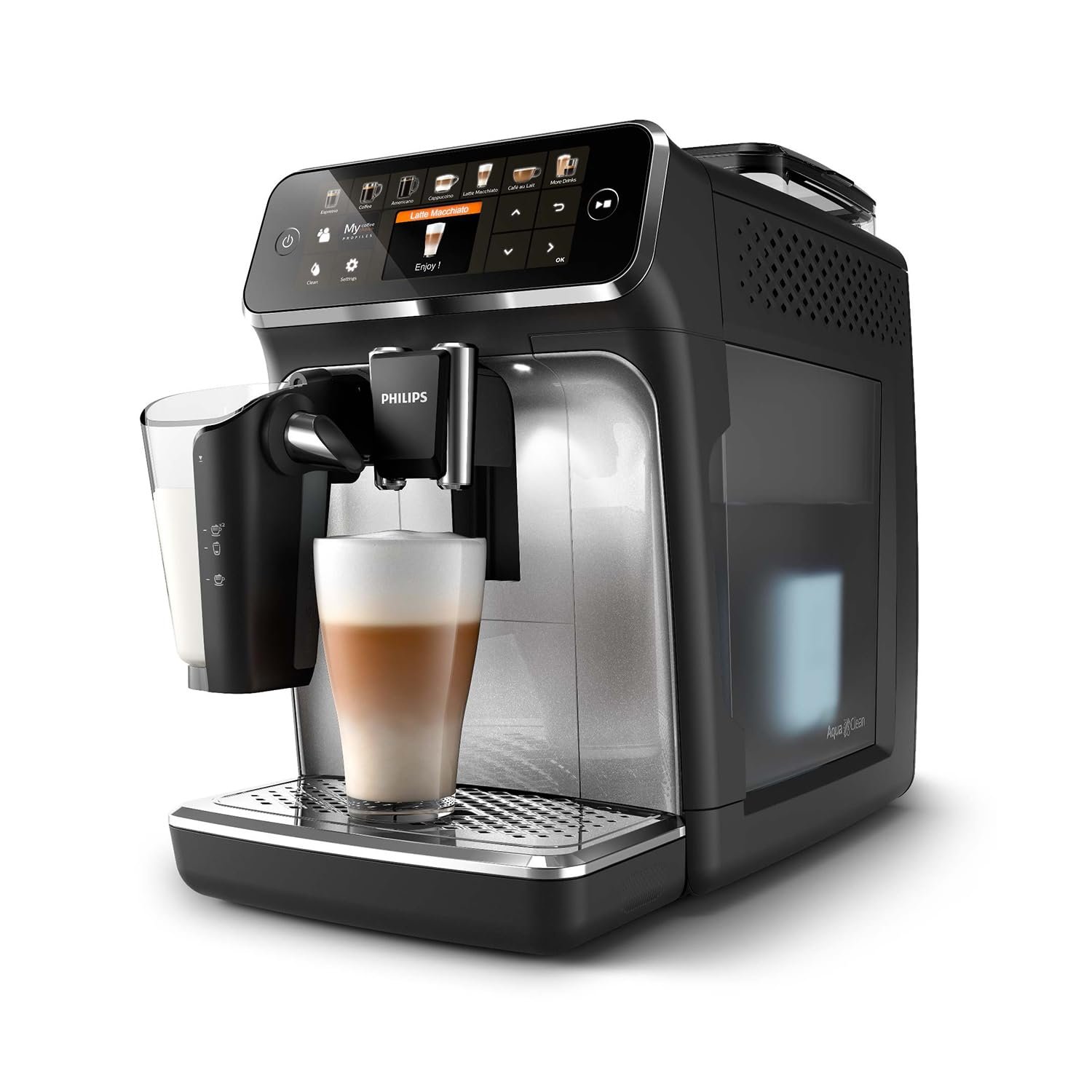 Philips 2200 Series EP2220/10 – Fully Automatic Espresso Machine with Pannarello Frother, Ceramic Grinder & AquaClean Filter (Matte Black) - Image 30