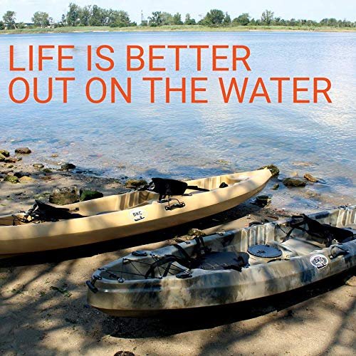 BKC Brooklyn 12.5 Tandem 12′ 8″ Sit-On-Top Fishing Kayak – 2-3 Person with Padded Seats & Paddles Included - Image 19