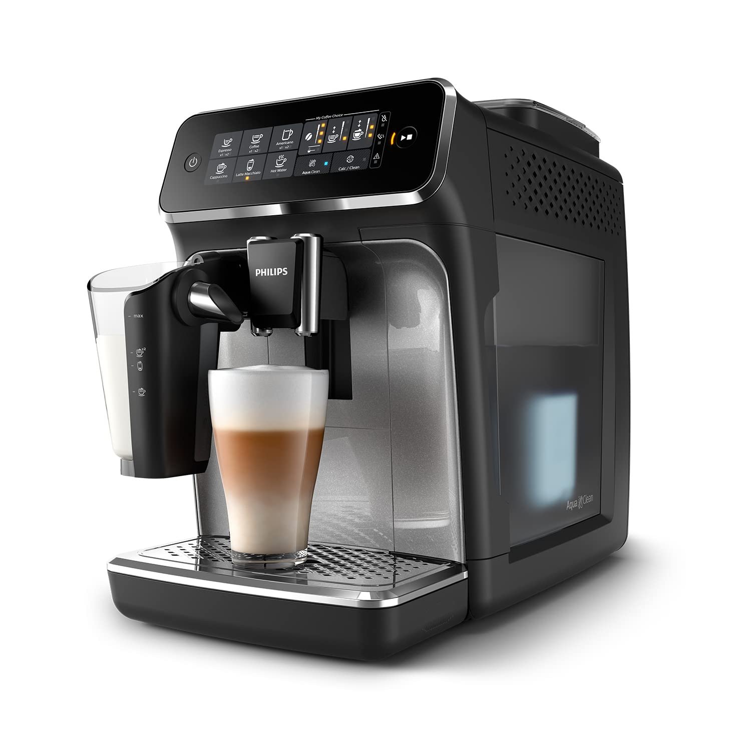 Philips 2200 Series EP2220/10 – Fully Automatic Espresso Machine with Pannarello Frother, Ceramic Grinder & AquaClean Filter (Matte Black) - Image 25