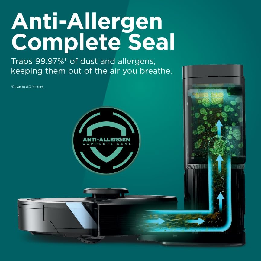 Shark Matrix Plus 2-in-1 Robot Vacuum & Mop with Sonic Mopping, Matrix Clean Navigation, Self-Empty HEPA Base, Precision Mapping, CleanEdge Technology, Pet Hair Removal, WiFi/App Control, RV2610WA - Image 29