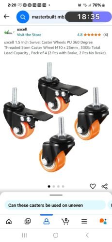 Masterbuilt 30-Inch Digital Electric Vertical Smoker – 710 Sq In Cooking Area, Side Wood Chip Loader, Digital Controls, Chrome Racks & Leg Kit – Model MB20070421, Black photo review