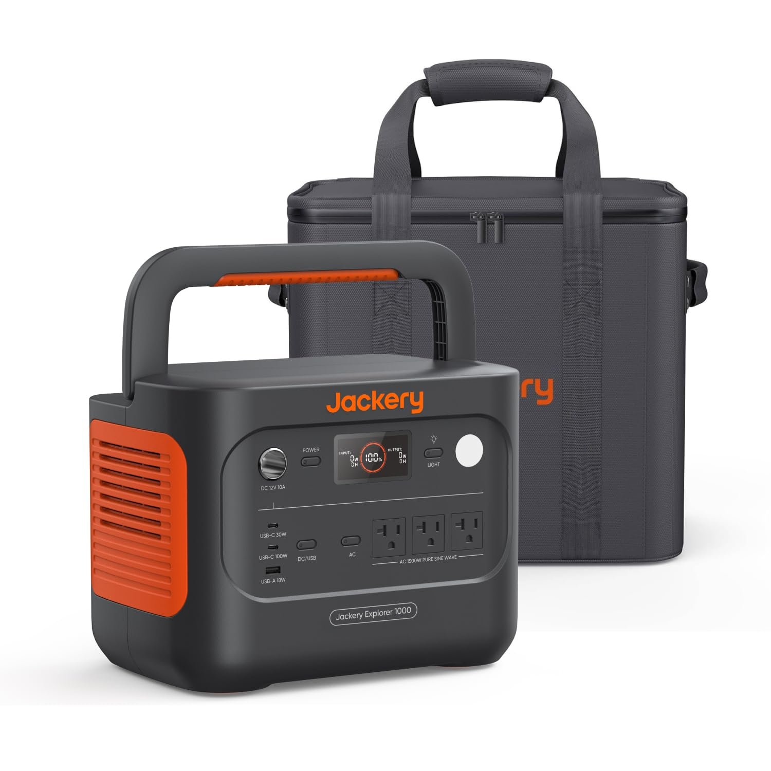 Jackery Explorer 1000 V2 Portable Power Station – 1070Wh LiFePO4 Solar Generator | 1500W AC & 100W USB-C Fast Charge for Camping & Emergency - Image 5