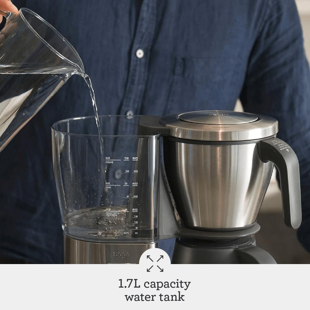 Sage Precision Brewer Thermal – 1.8 L Automatic Drip Coffee Maker with LCD & 5 Presets (Brushed Stainless Steel) - Image 6