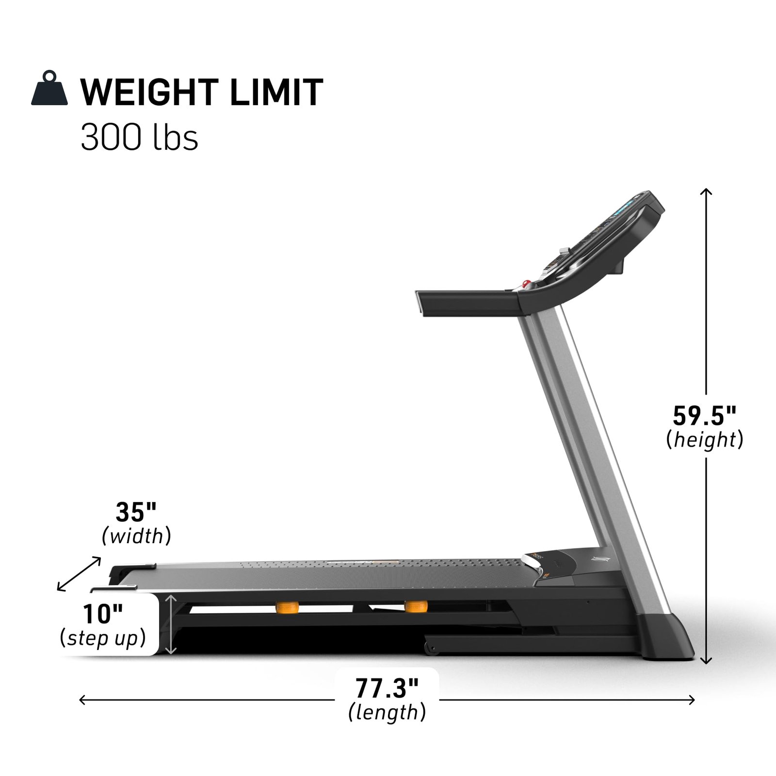 NordicTrack T 6.5 S Smart Treadmill – iFIT-Powered Personal Trainer, 0–10 MPH, 10% Incline, FlexSelect Cushioning (Black) - Image 24