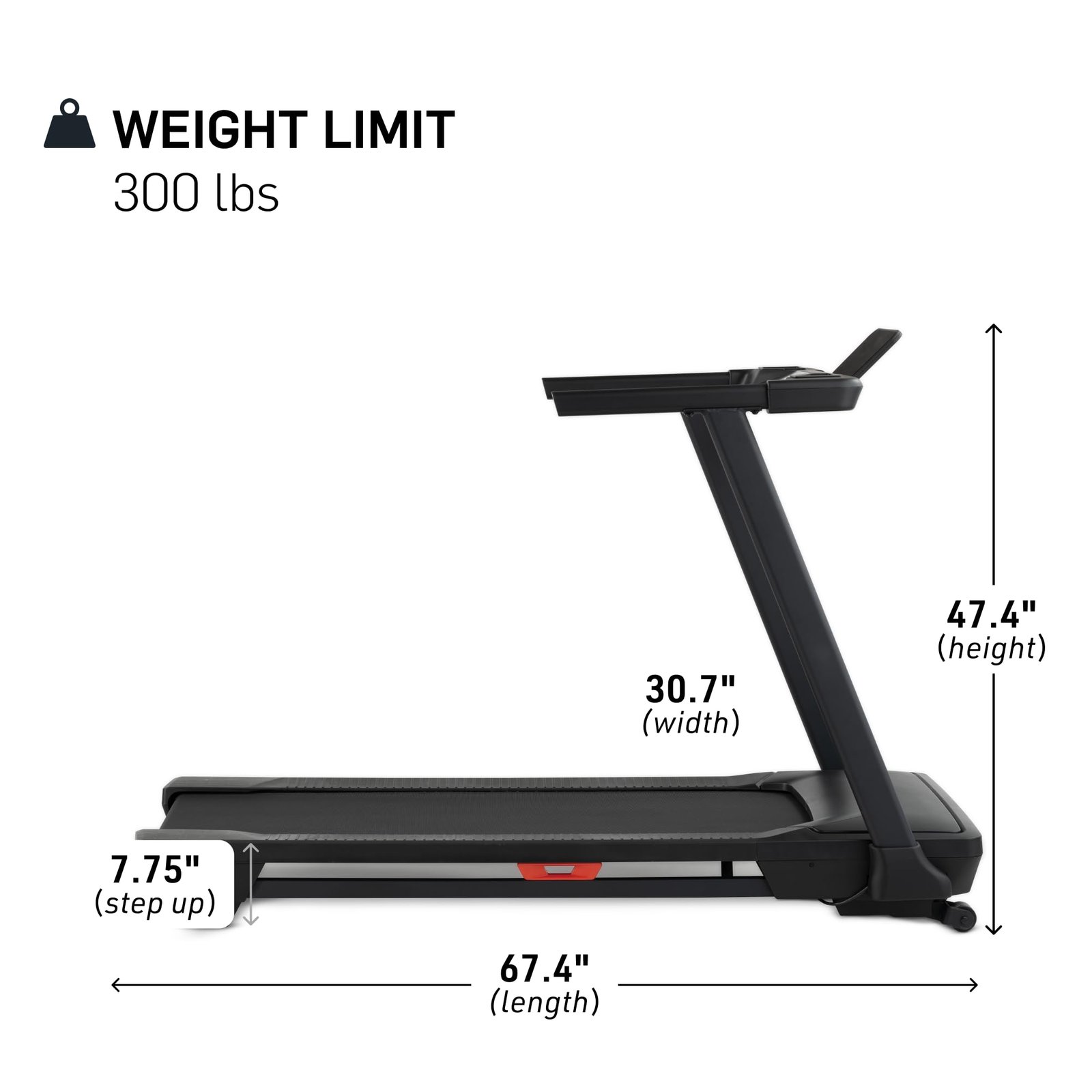 NordicTrack T 6.5 S Smart Treadmill – iFIT-Powered Personal Trainer, 0–10 MPH, 10% Incline, FlexSelect Cushioning (Black) - Image 9