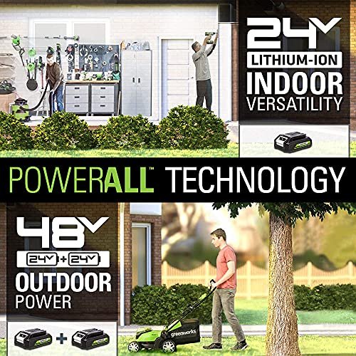 Greenworks 24V Brushless Cordless Push Lawn Mower – 13″ (33 cm) Deck, 4.0 Ah Battery & Charger Included - Image 52