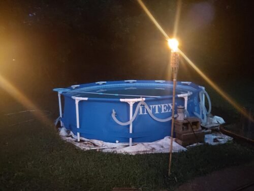 Intex 28211EH Metal Frame Pool Set – 12ft (3.66m) x 30in (76cm) Round Above Ground Swimming Pool with 530 GPH Pump – 1,718 Gallon (6,504L) Capacity – 3-Ply Puncture-Resistant PVC – Rust-Resistant Frame photo review