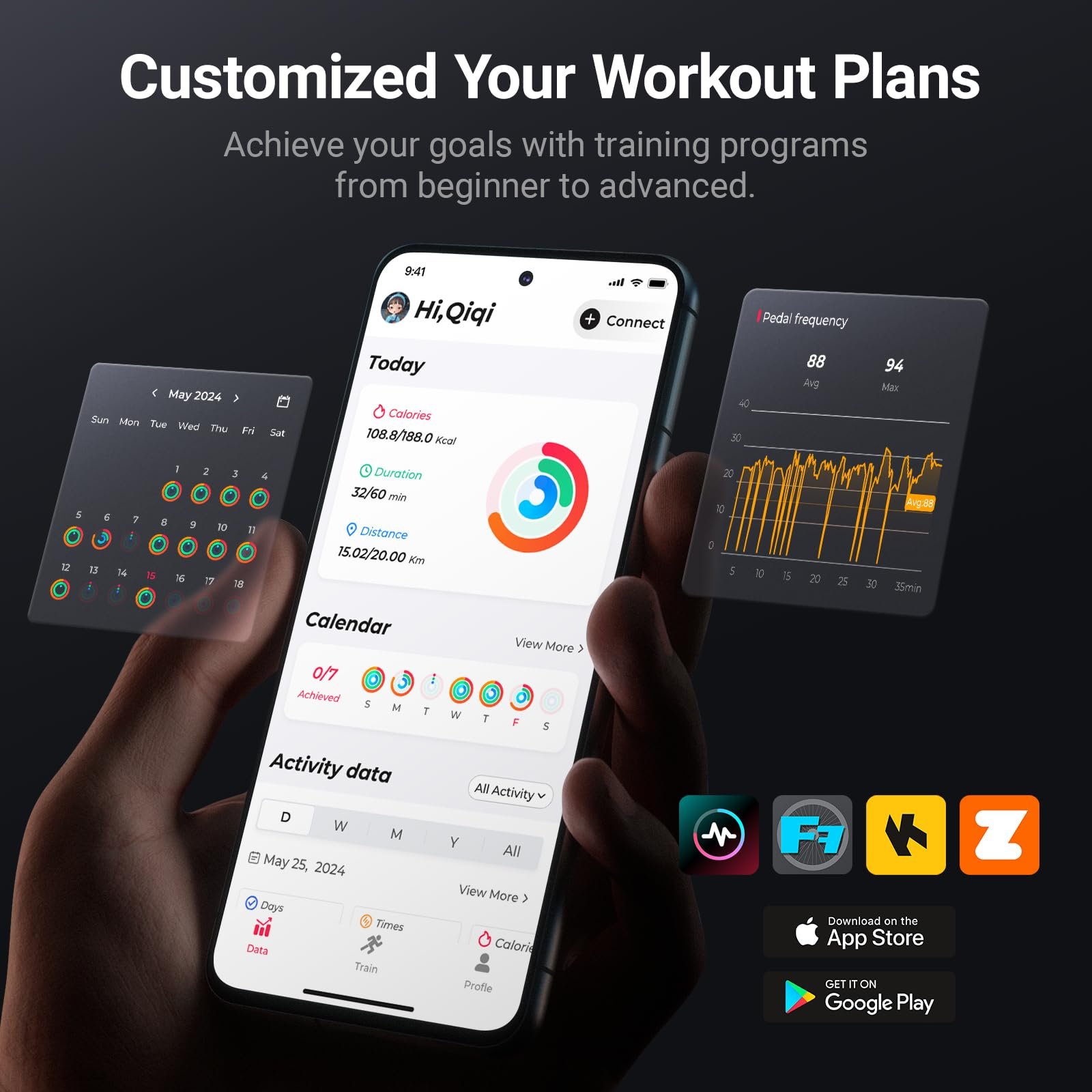 MERACH Stationary Exercise Bike – Quiet Belt-Drive Indoor Cycling with Bluetooth App, 300 lb Capacity, LED Monitor, Tablet Mount & Fitness Courses - Image 5