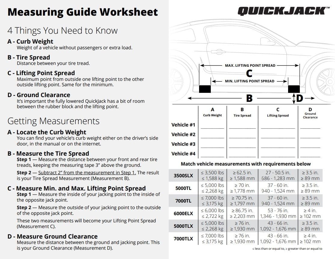 QuickJack 5000TL Portable Car Lift – 5,000 lb / 2,268 kg ALI Certified Capacity, 110V Power, 24" / 61 cm Lift Height, Low-Profile Design for Garage & Shop Use - Image 8