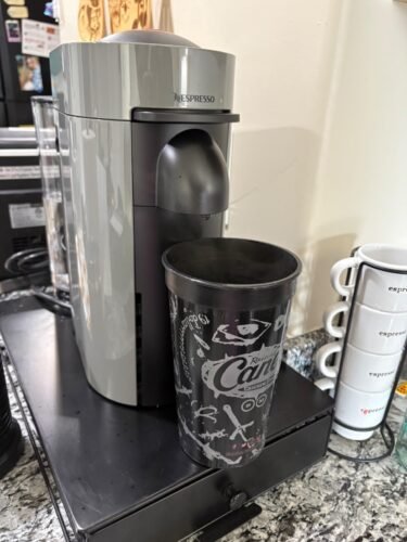 Nespresso VertuoPlus Coffee & Espresso Maker by De'Longhi – Grey | 4 Brew Sizes, 1.18L Removable Tank, Centrifusion Technology photo review