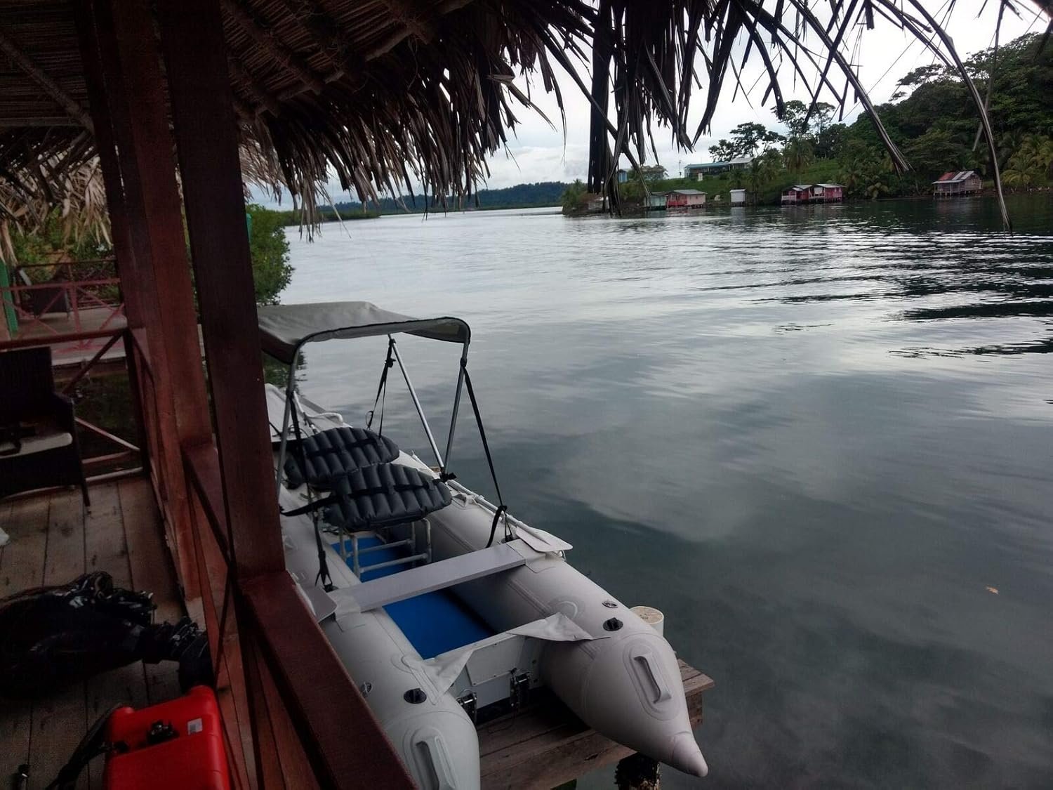 BRIS 15.4 ft Inflatable Fishing Kayak – 3-Person Drop-Stitch Canoe with 10 HP Motor Mount - Image 8