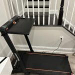 Hccsport 3-in-1 Under Desk Treadmill with Incline & Removable Desk – 3.5 HP Foldable Walking Pad, 0.6–8 MPH, 42.5″×16.5″ Belt, Wristband Remote photo review