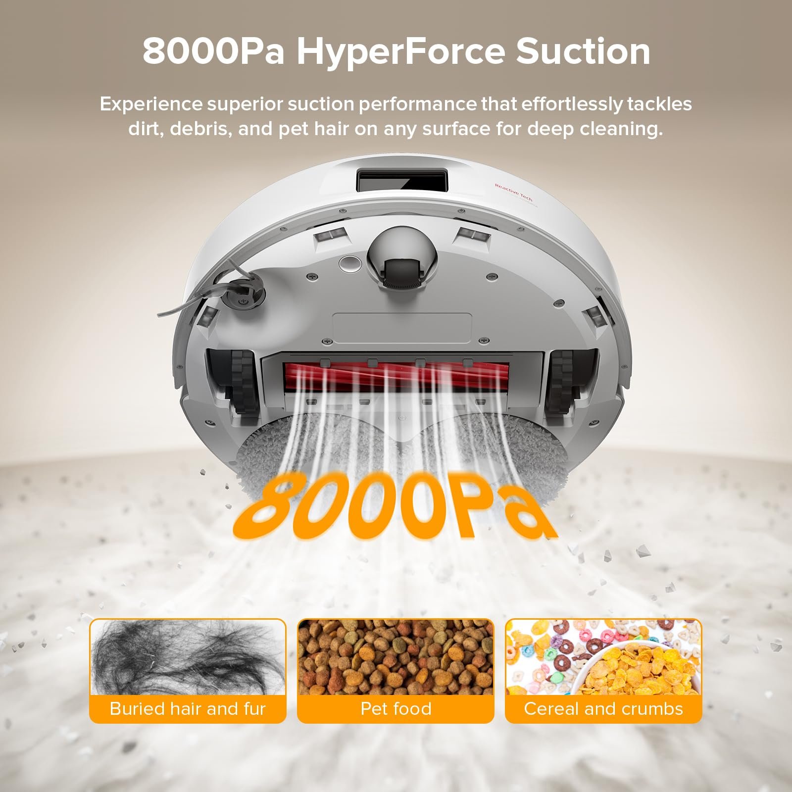 Roborock Qrevo Series Robot Vacuum and Mop – 8000Pa Suction, Dual Spinning Mops, LiDAR Navigation, Self-Emptying Dock, Smart App & Pet Hair Cleaning - Image 12