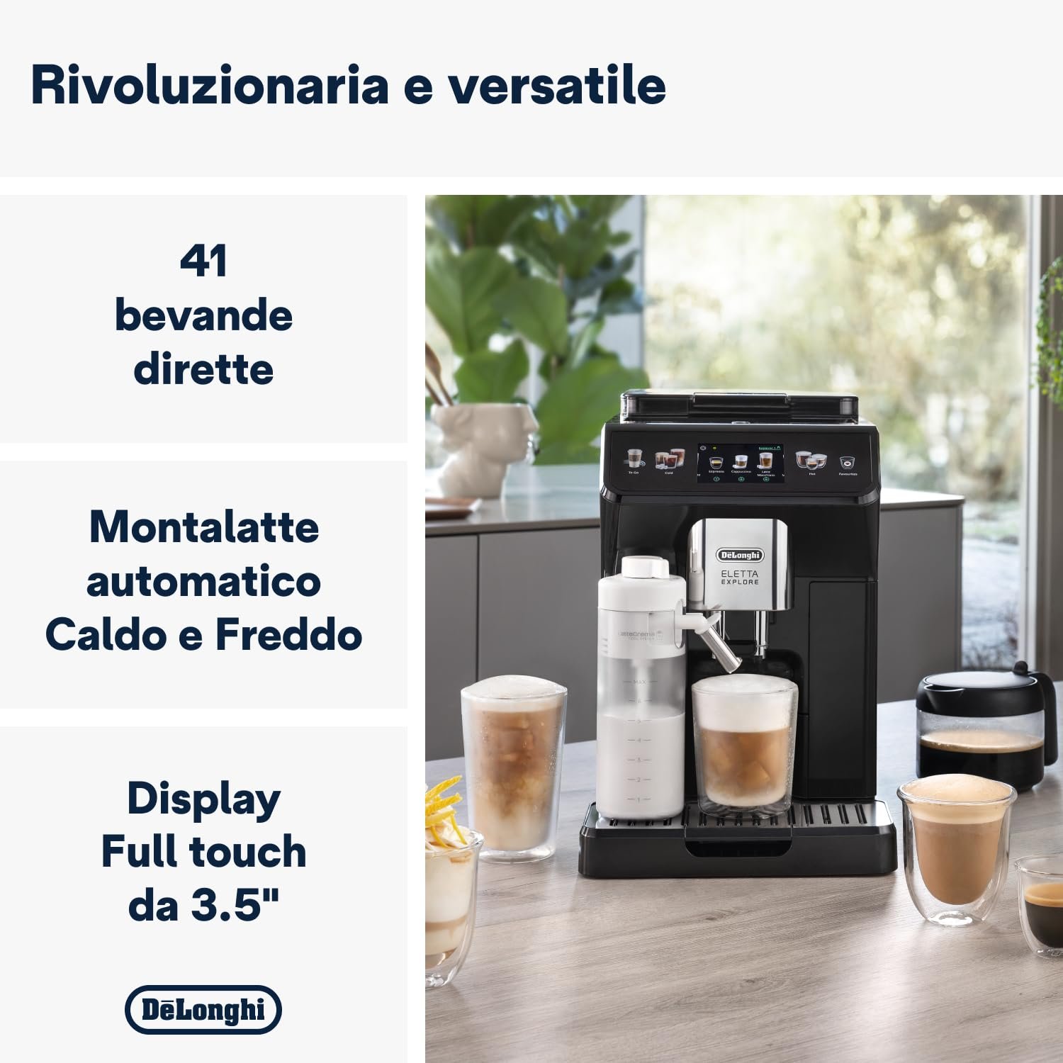 De’Longhi Eletta Explore Cold Brew Coffee Machine – ECAM452.67.G - Image 3