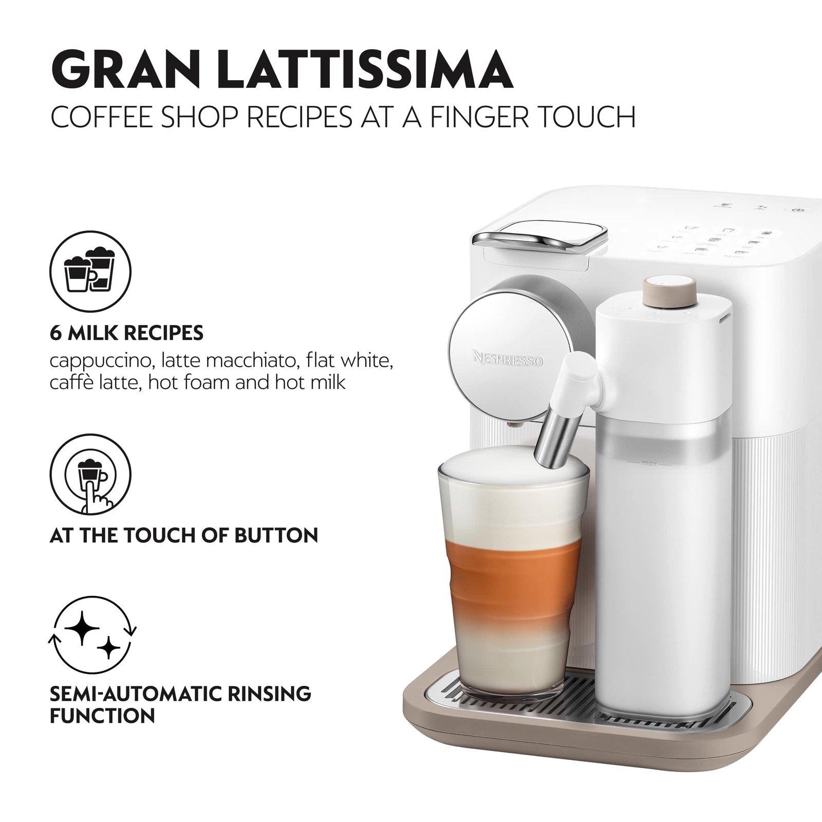 Nespresso Gran Lattissima EN640.B – One-Touch Milk System & 19 Bar Pressure - Image 11