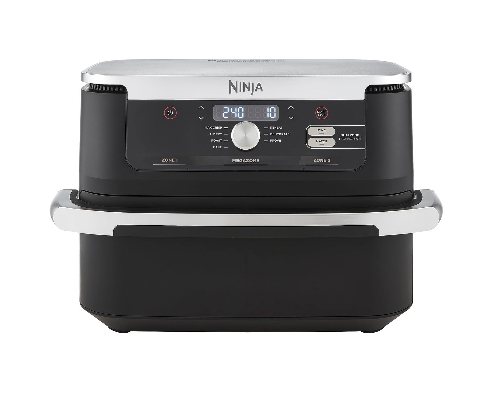 Ninja AF300UK Dual Zone Air Fryer - 7.6L, 2 Drawers, 6-in-1 Cooking, Energy Efficient, Oil-Free, Non-Stick, Dishwasher Safe, Black/Silver - Image 6