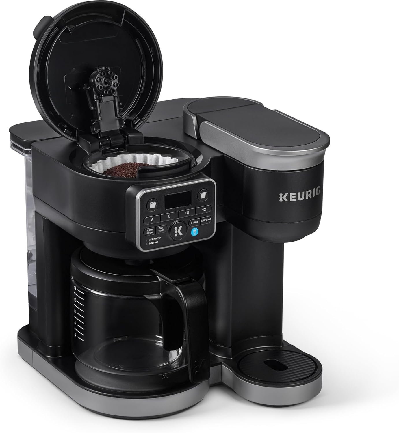 Keurig K-Duo Gen 2 Hot & Iced Coffee Maker – Single Serve & 12-Cup Carafe Brewer with MultiStream Technology, 72oz Reservoir, Programmable Auto Brew, Black - Image 12