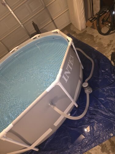 Intex 26701EH Prism Frame 10ft (3.05m) x 30in (76cm) Above Ground Pool Set – 1,185 Gallon (4,486L) Capacity with Filter Pump – Rust & Puncture Resistant, Quick Setup photo review