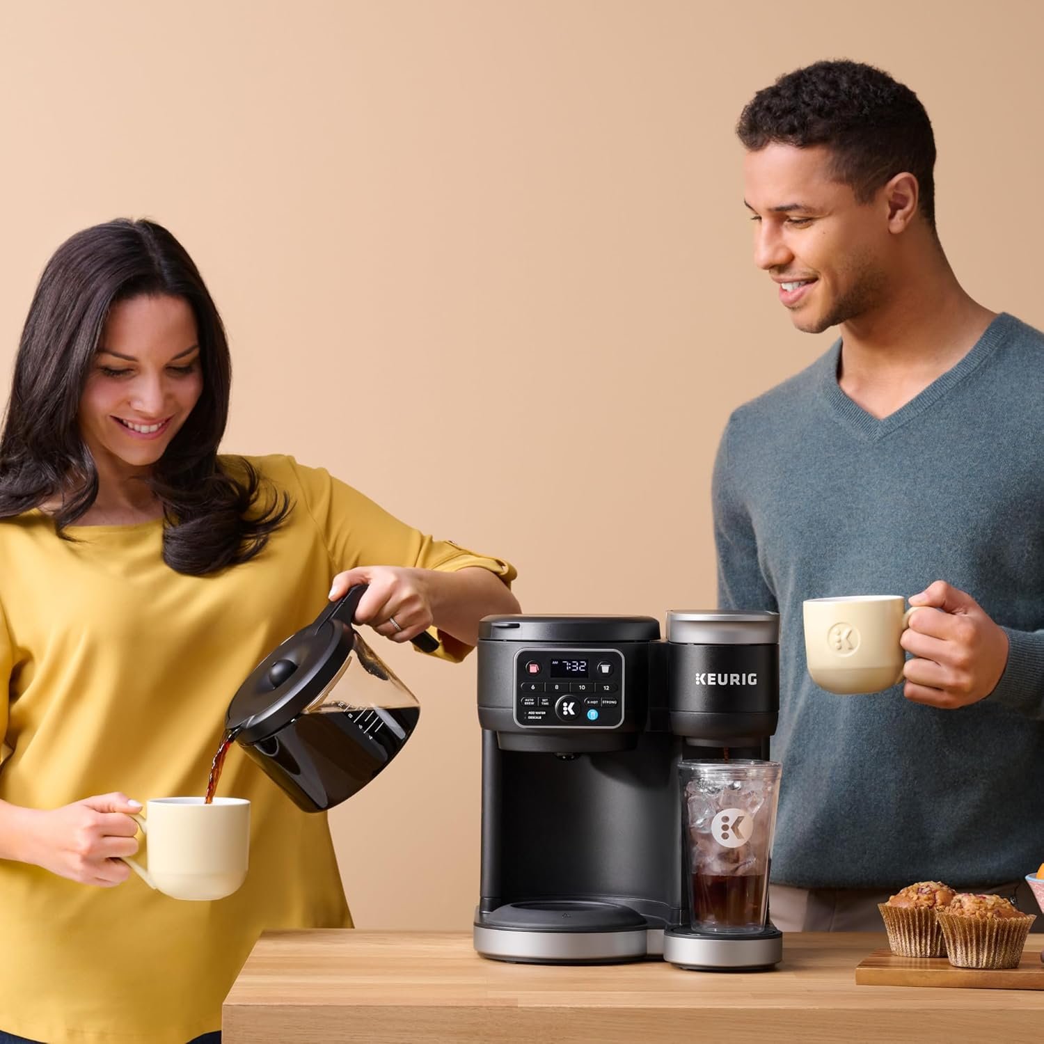 Keurig K-Duo Gen 2 Hot & Iced Coffee Maker – Single Serve & 12-Cup Carafe Brewer with MultiStream Technology, 72oz Reservoir, Programmable Auto Brew, Black - Image 18