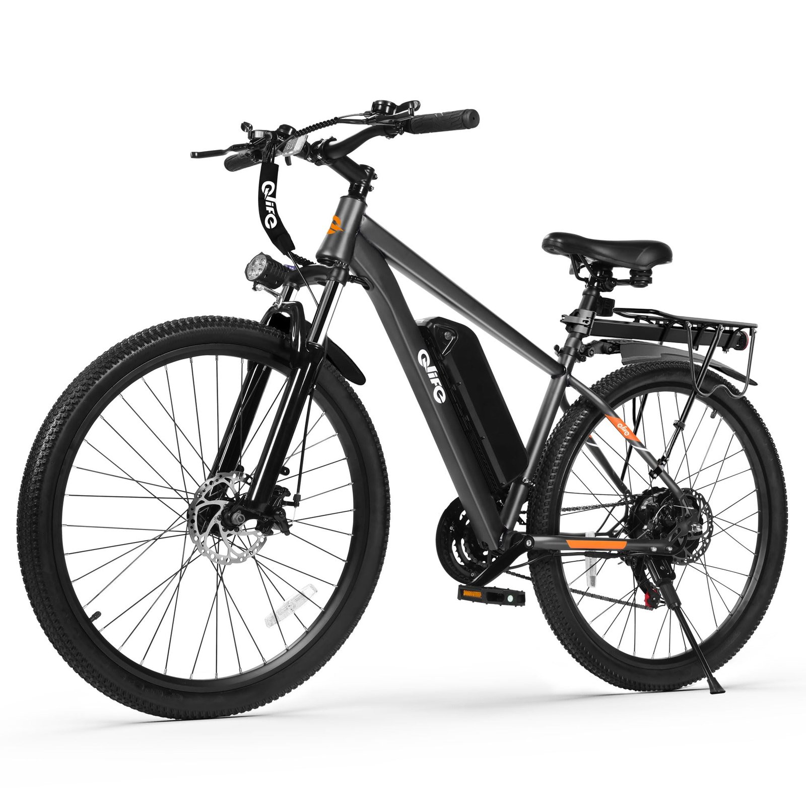 Racer Electric Bike for Adults - 21-Speed Mountain Lightweight Ebike with Peak 750W 22MPH Brushless Motor, 375Wh Removable Battery, 26X2.1 Tire Step Over E-MTB, Up to 40 Miles - Image 6