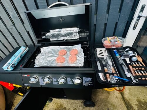 CosmoGrill Original 4+1 Gas Burner BBQ Grill with Side Burner, Warming Rack & Storage - Outdoor Garden Barbecue with Temperature Gauge photo review