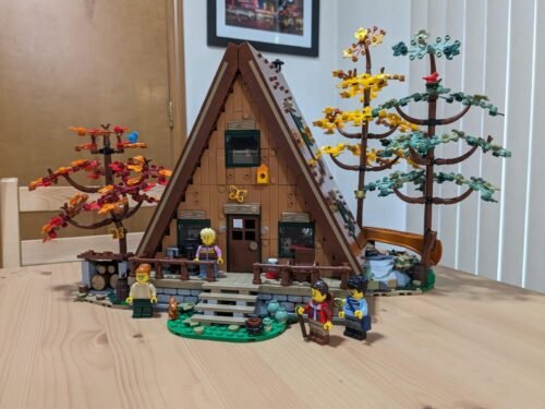 LEGO Ideas A-Frame Cabin 21338 – Collectible Display Set for Adults, Nature-Inspired Model with Minifigures and Animal Figures, Architecture Gift Idea photo review