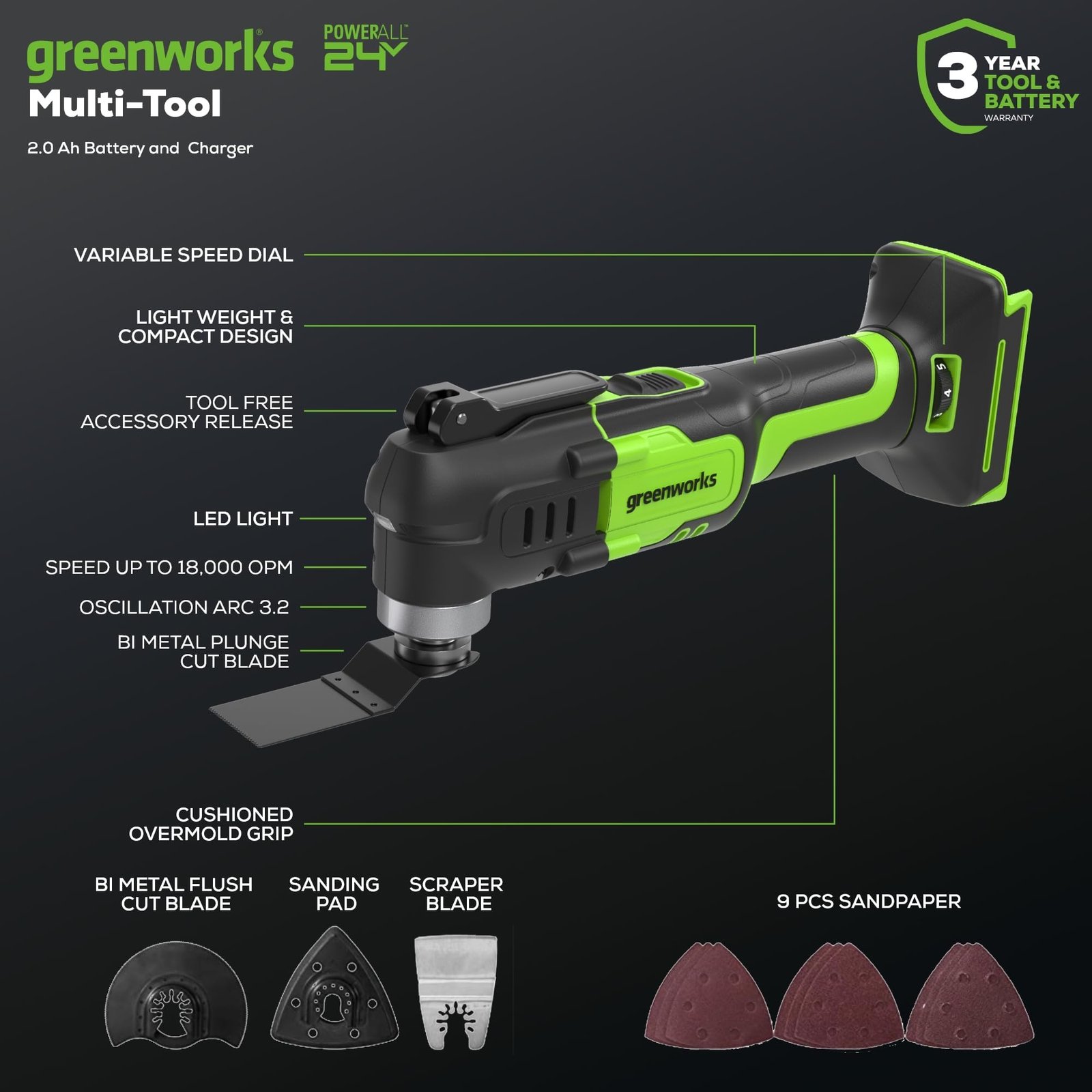 Greenworks 48V Brushless Cordless Push Lawn Mower – 17″ (43 cm) Deck, Dual 4.0 Ah Batteries & Rapid Charger, 45 Min Runtime - Image 93