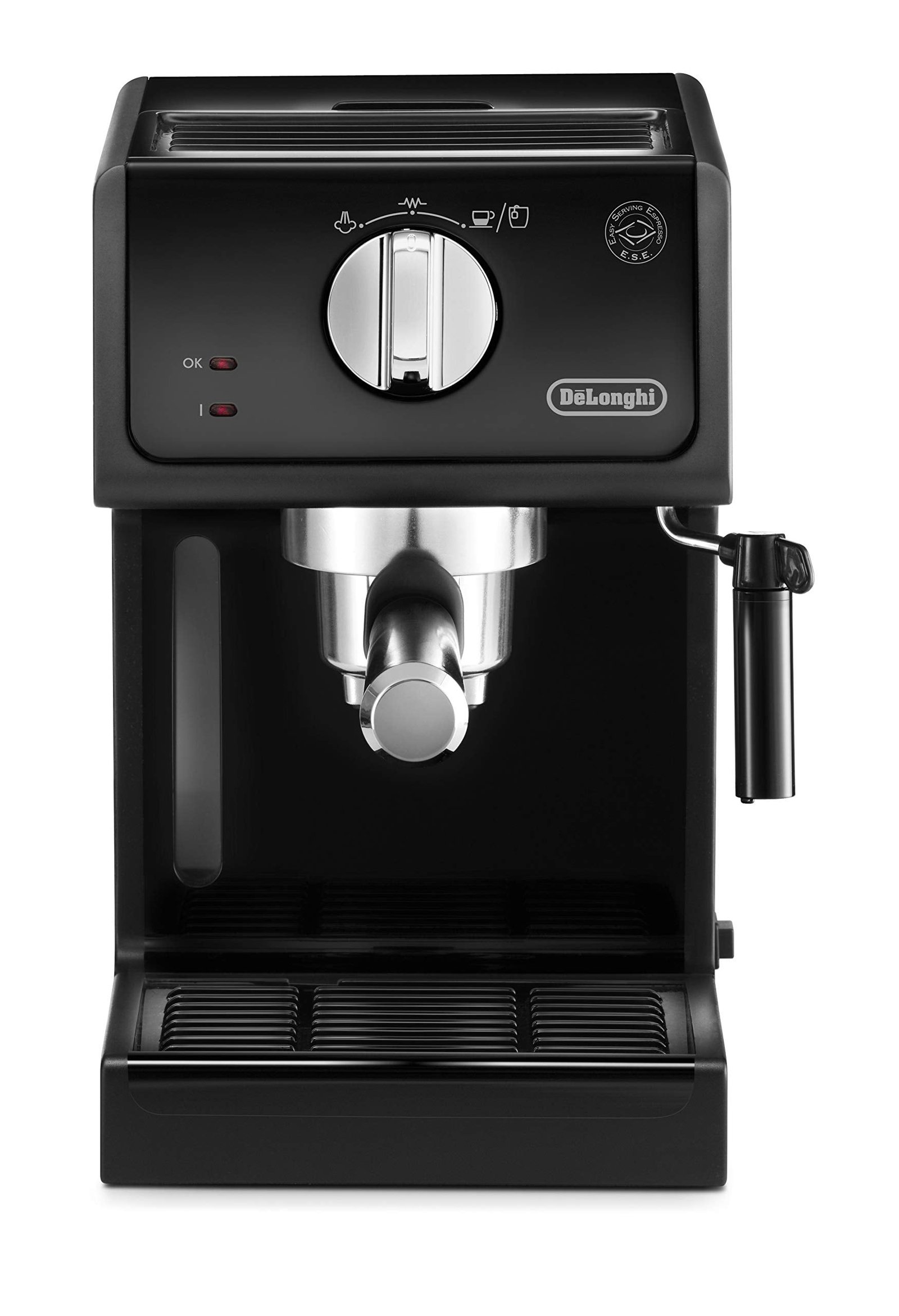 De’Longhi ECP35.31 Barista Pump Espresso Machine – Traditional Coffee & Cappuccino Maker with Adjustable Milk Frother, 1 L Water Tank (Black) - Image 4