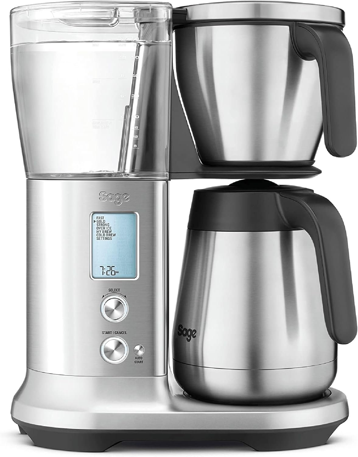 Sage Precision Brewer Thermal – 1.8 L Automatic Drip Coffee Maker with LCD & 5 Presets (Brushed Stainless Steel)