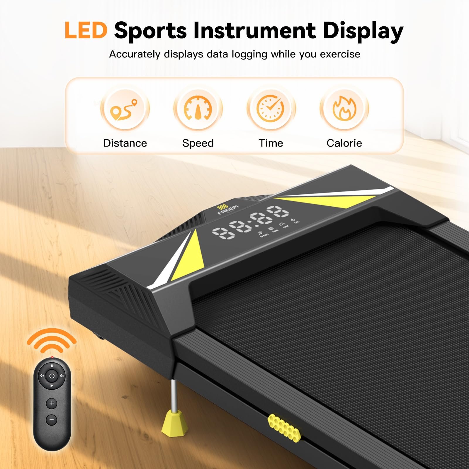 Sperax 3-in-1 Under-Desk Walking Pad – App & Remote-Controlled Vibration Treadmill, 2.5 HP Quiet Motor, 9% Auto-Incline (Red) - Image 35