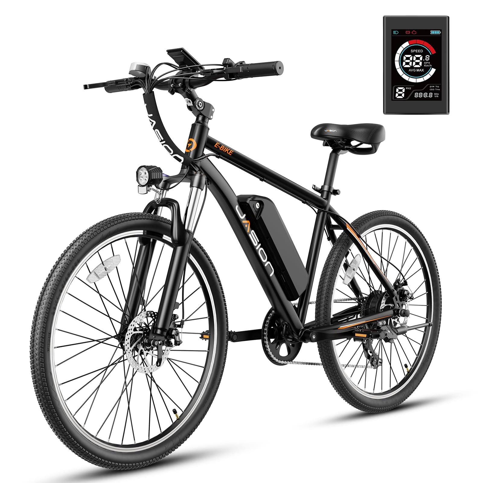 Jasion EB5 26″ / 66 cm Electric Bike – 350 W Motor, Removable 36 V Battery, 40 mi / 64 km Range - Image 5