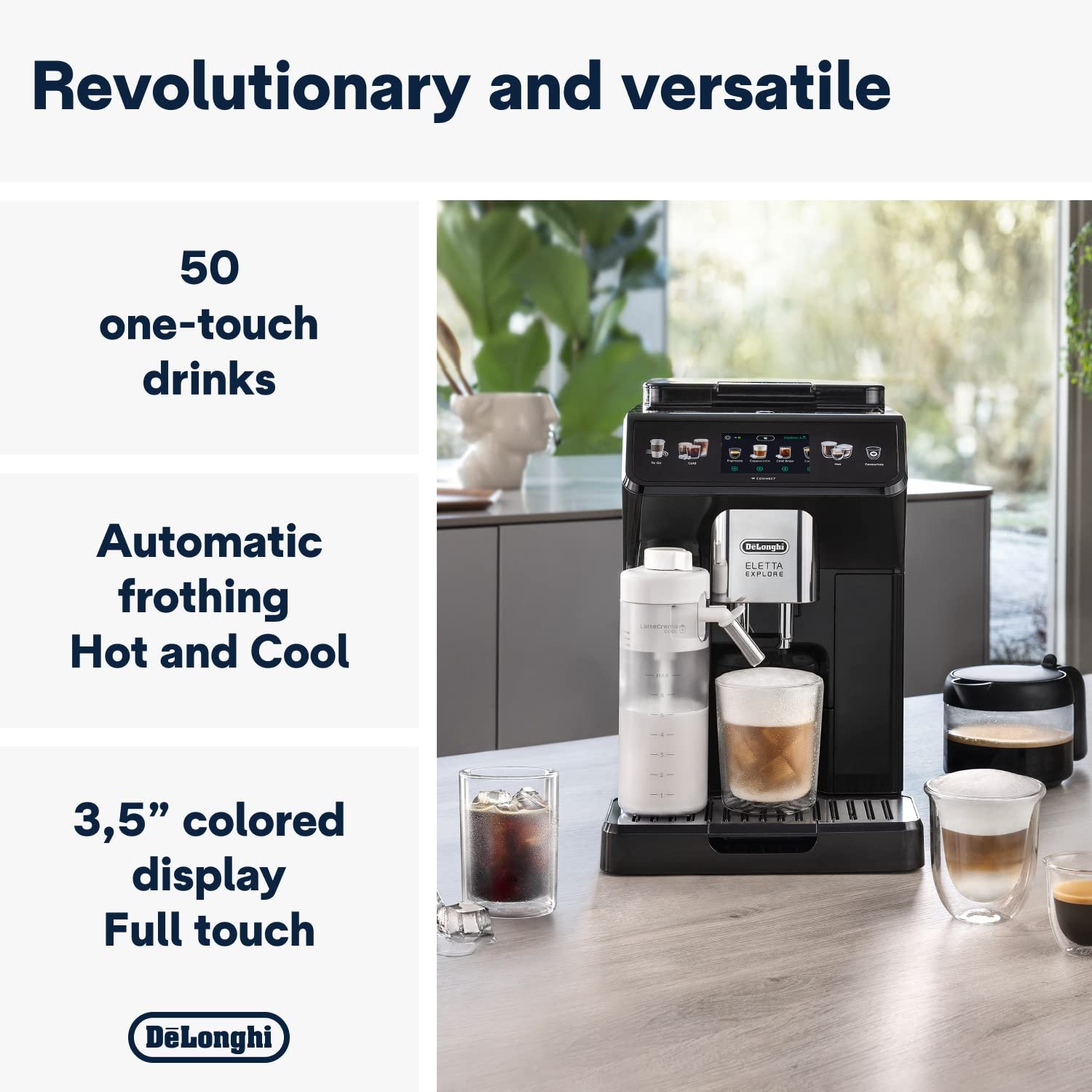 De’Longhi Eletta Explore Cold Brew Coffee Machine – ECAM452.67.G - Image 9