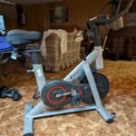 MERACH Stationary Exercise Bike – Quiet Belt-Drive Indoor Cycling with Bluetooth App, 300 lb Capacity, LED Monitor, Tablet Mount & Fitness Courses photo review