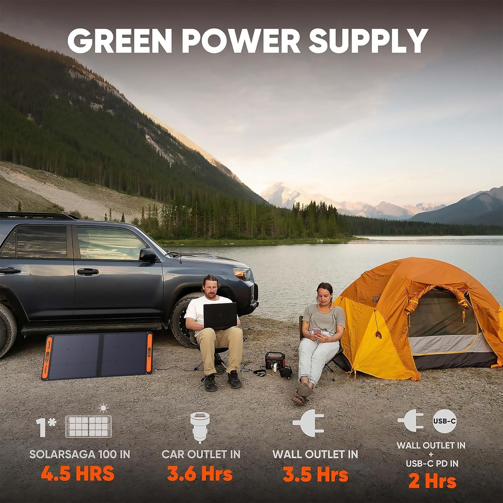 Jackery Explorer 300 Portable Power Station – 293Wh Lithium Battery Backup, 300W AC Output, Solar Generator Compatible, Fast Recharge via USB-C & Wall, Ideal for Camping, Travel & Emergency Power - Image 4